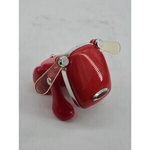 Vtg 2005 Y2K Hasbro Sega i-Dog Robot Speaker Red Interactive Toy Works *No Tail*